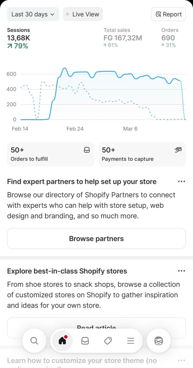 Résultat e-commerce 24